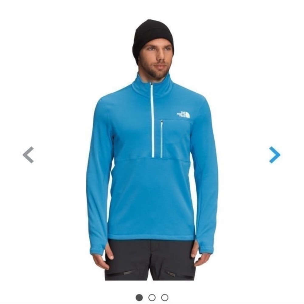 The North Face Tagen Quarter Zip Pullover Fleece Sweatshirt Hiking Top XL NWT